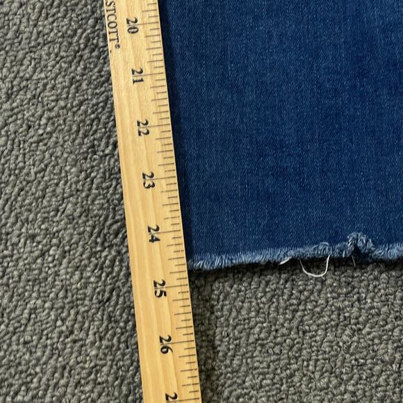 Paige Jeans Womens Size 27 Verdugo Crop Raw Hem Blue Denim - Picture 8 of 12